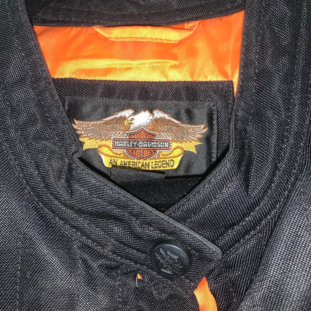 Size Large - Women’s Vintage Harley Davidson Motorcycle Racing Jacket - Picture 4 of 9
